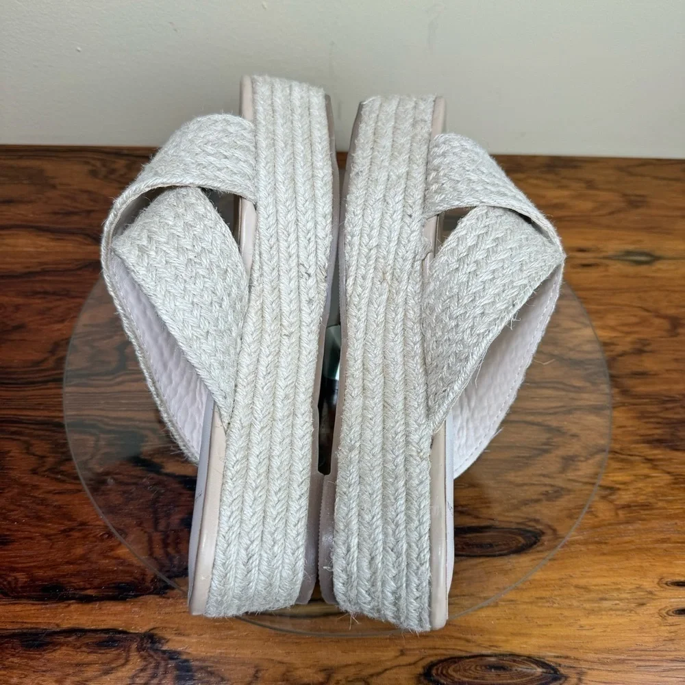 HALSTON Network Espadrille Sandal - natural - size 8.5